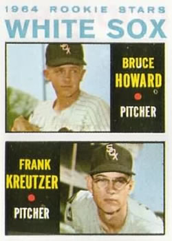 Topps 107 White Sox 1964 Rookie Stars (Bruce Howard / Frank Kreutzer) #1964