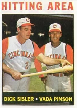 Topps 162 Hitting Area (Dick Sisler / Vada Pinson) #1964
