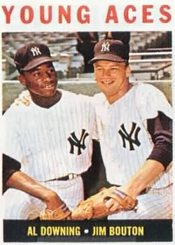 Topps 219 Young Aces (Al Downing / Jim Bouton) #1964