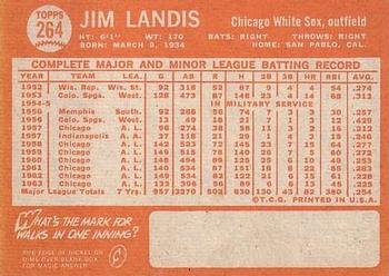Jim Landis back