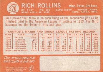 Rich Rollins back