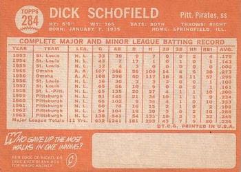 Dick Schofield back