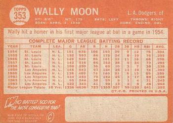 Wally Moon back