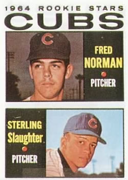 Topps 469 Cubs 1964 Rookie Stars (Fred Norman / Sterling Slaughter) #1964