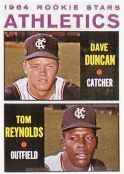 Topps 528 Athletics 1964 Rookie Stars (Dave Duncan / Tom Reynolds) #1964