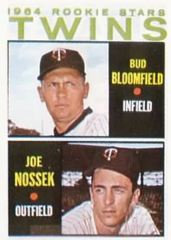Topps 532 Twins 1964 Rookie Stars (Bud Bloomfield / Joe Nossek) #1964