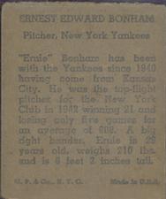 Ernie Bonham back