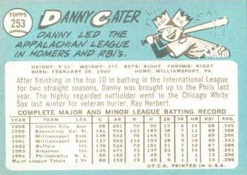 Danny Cater back