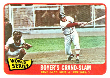 Topps 135 World Series Game #4   Boyer's Grand Slam #1965