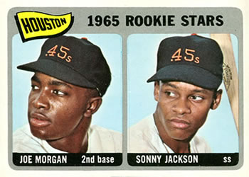 Topps 16 Houston 1965 Rookie Stars (Joe Morgan / Sonny Jackson) #1965