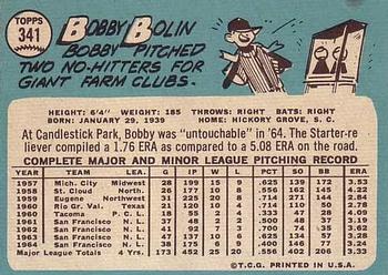 Bobby Bolin back