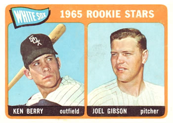 Topps 368 White Sox 1965 Rookie Stars (Ken Berry / Joel Gibson) #1965