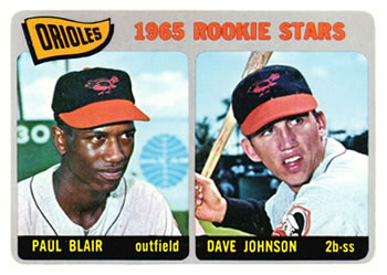 Topps 473 Orioles 1965 Rookie Stars (Paul Blair / Dave Johnson) #1965