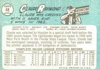 Claude Raymond back