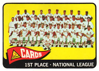Topps 57 St. Louis Cardinals #1965