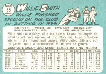 Willie Smith back