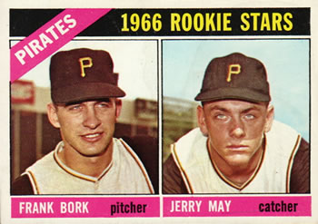 Topps 123 Pirates 1966 Rookie Stars (Frank Bork / Jerry May) #1966