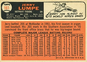 Jerry Lumpe back