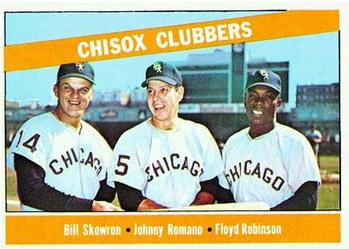Topps 199 ChiSox Clubbers (Bill Skowron / Johnny Romano / Floyd Robinson) #1966