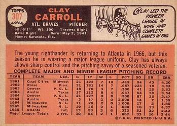 Clay Carroll back