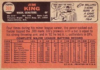 Jim King back