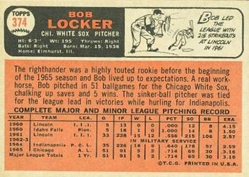 Bob Locker back