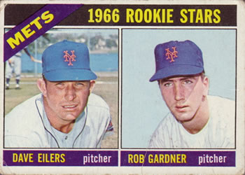 Topps 534 Mets 1966 Rookie Stars (Dave Eilers / Rob Gardner) #1966