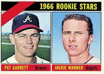 Topps 553 1966 Rookie Stars (Pat Garrett / Jackie Warner) #1966
