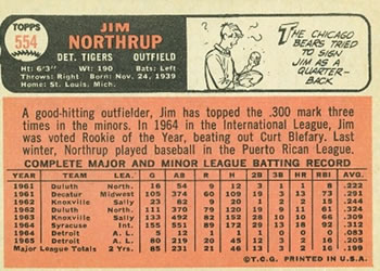 Jim Northrup back