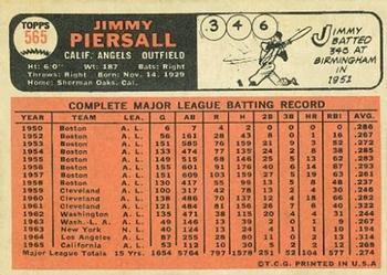 Jimmy Piersall back