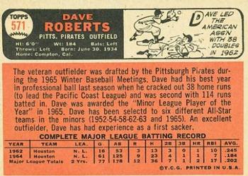 Dave Roberts back