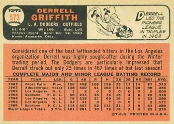 Derrell Griffith back