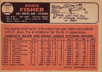 Eddie Fisher back