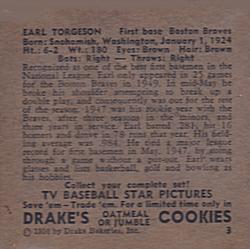 Earl Torgeson back