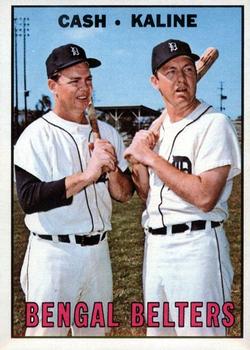 Topps 216 Bengal Belters (Norm Cash / Al Kaline) #1967