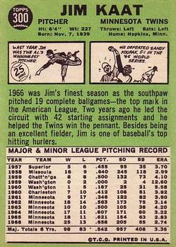 Jim Kaat back