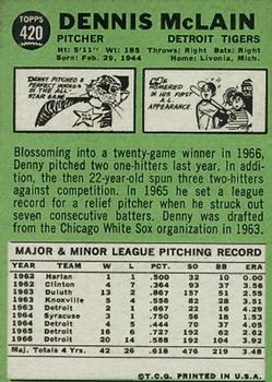 Denny McLain back