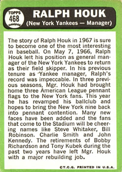 Ralph Houk back