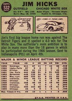 Jim Hicks back