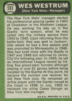 Wes Westrum back