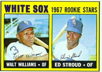 Topps 598 White Sox 1967 Rookie Stars (Walt Williams / Ed Stroud) #1967
