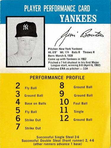 Jim Bouton #NNO