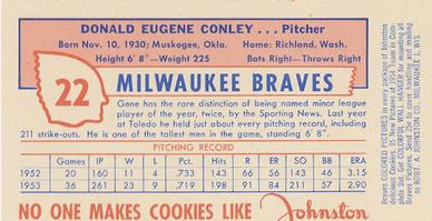 Gene Conley back