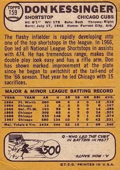 Don Kessinger back