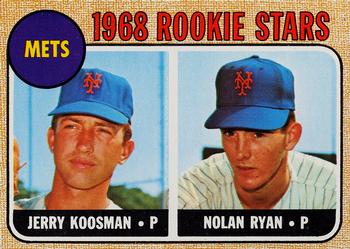 Topps 177 Mets 1968 Rookie Stars (Jerry Koosman / Nolan Ryan) #1968