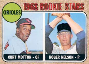 Topps 549 Orioles 1968 Rookie Stars (Curt Motton / Roger Nelson) #1968