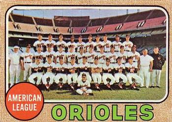 Topps 334 Baltimore Orioles #1968