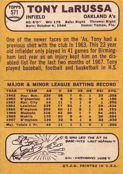 Tony LaRussa back