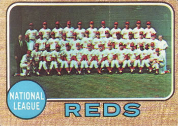Topps 574 Cincinnati Reds #1968