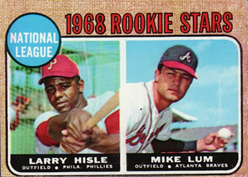 Topps 579 National League 1968 Rookie Stars (Larry Hisle / Mike Lum) #1968